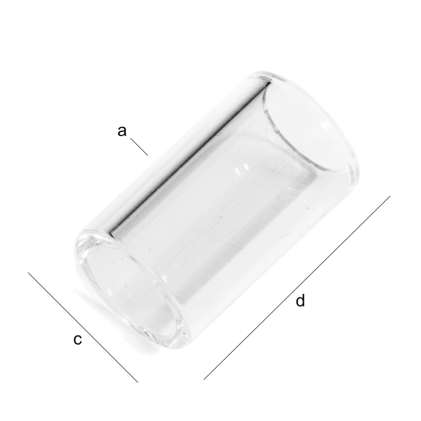 Kemppi Glasgasdüse Glasdüse gerade passend zum Spannhülsengehäuse mit Gaslinse passend kleiner Brennerkopf